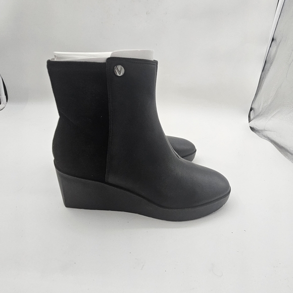 Vionic Skylar Women’s Comfort Wedge Short Boot Black Size 9 NWOB - Picture 5 of 12